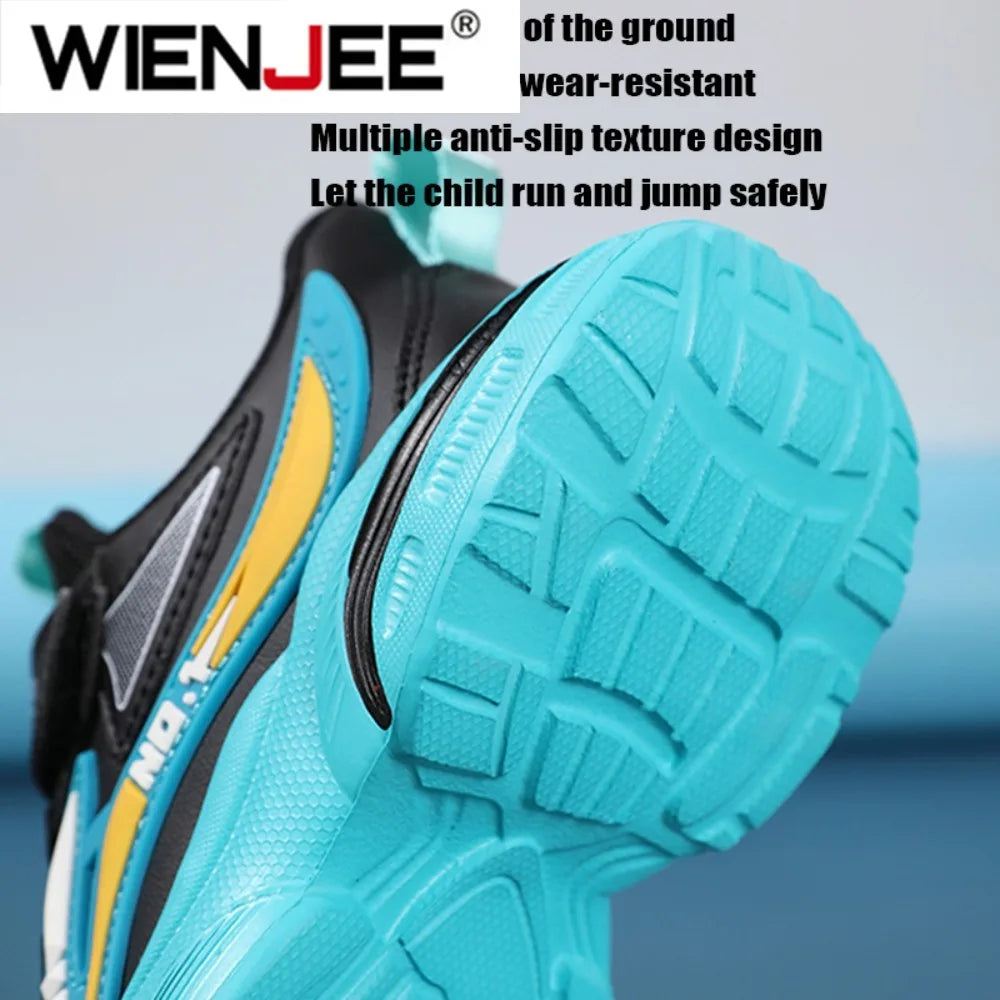 Boys' Kids Fashion Sneakers Lightweight Sports Running Shoes for Children Non-Slip Comfortable Outdoor Athletic Tennis Shoes