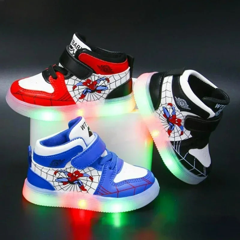 Children's Led Light Shoes Fashion  Boys Sneakers Girls Casual Shoes Breathable Kids Sport Shoes