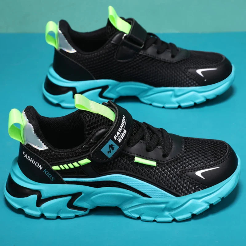 Girls Sneakers Fashion Non-Slip Casual Flat Running Shoes Breathable Lightweight Outdoor Tennis Shoes for Kids