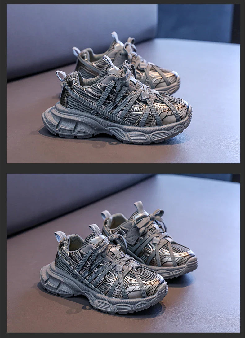 2025 New Winter Kids Shoes Boys Non Slip Sneakers Fashion Outdoor Snow Boots Warm Sports Shoes Child Hot Selling Casual Shoes