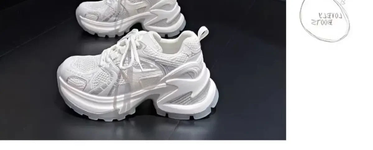 Athletic Woman Footwear 2025 New Sneakers Sports Designer Luxury Vulcanized Shoe Trends On Sale Mesh Breathable Shoes for Women