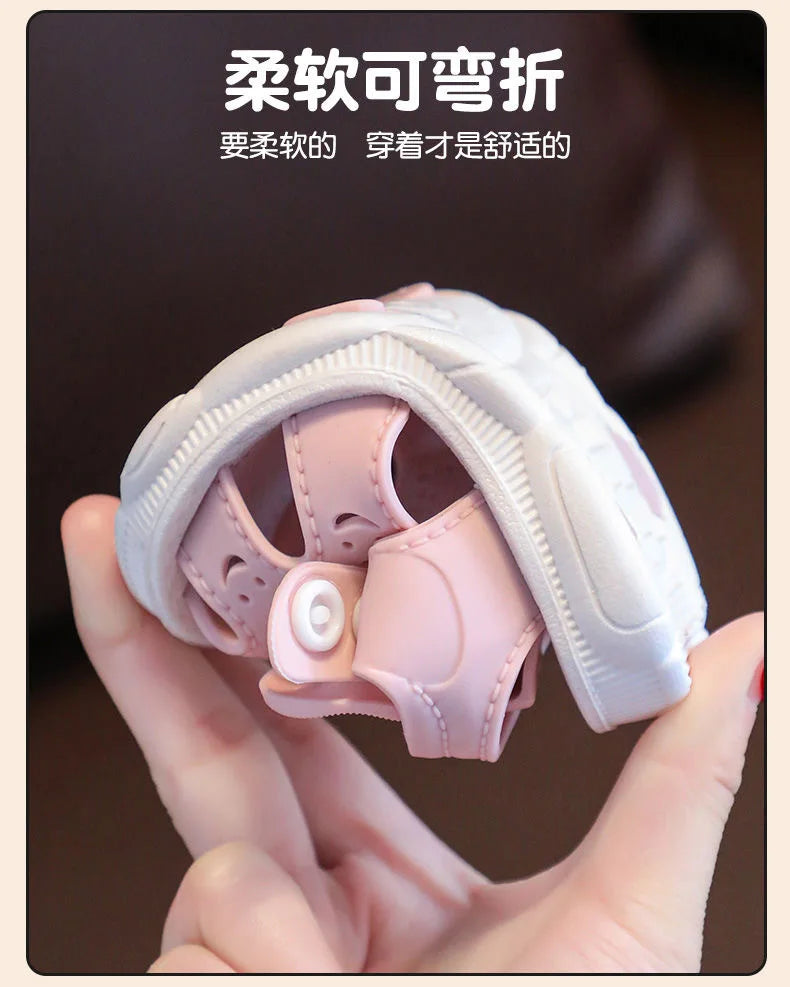 Infant Girls Sandals Summer Baby Shoes Can Make Sounds Cute Bow Princesses Kid Toddler Children Soft First Walkers