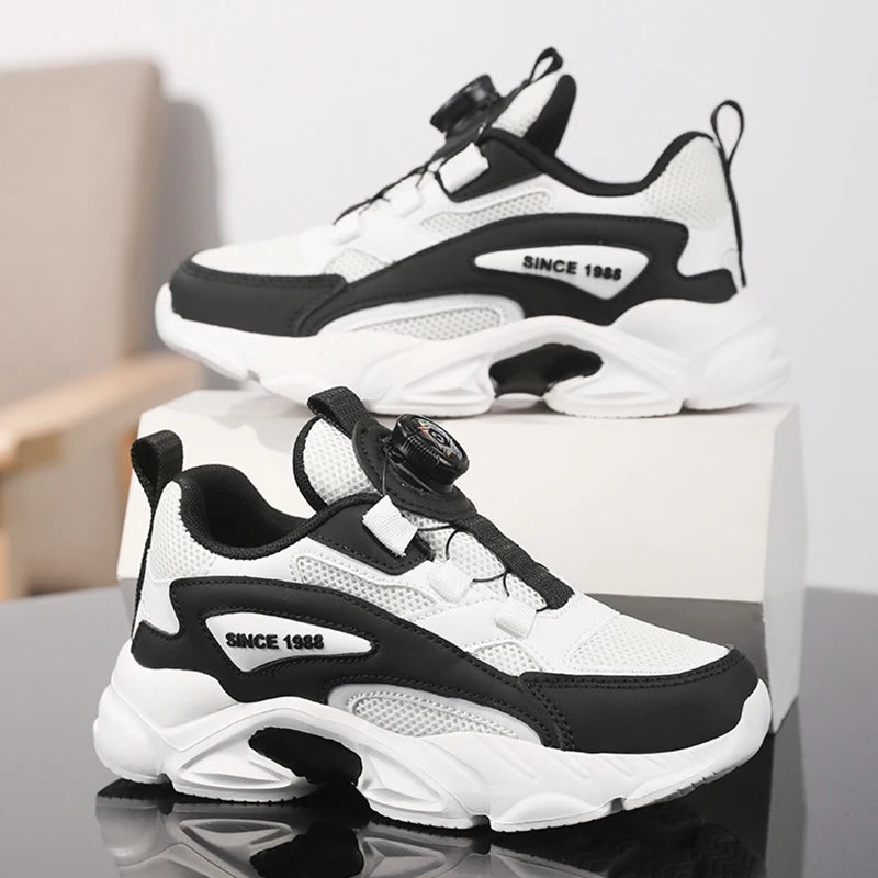 Spring Summer Breathable Children Boys Sneakers Soft-soled Lightweight Casual Walking Shoes for Kids Girls Sport Tennis Outdoor