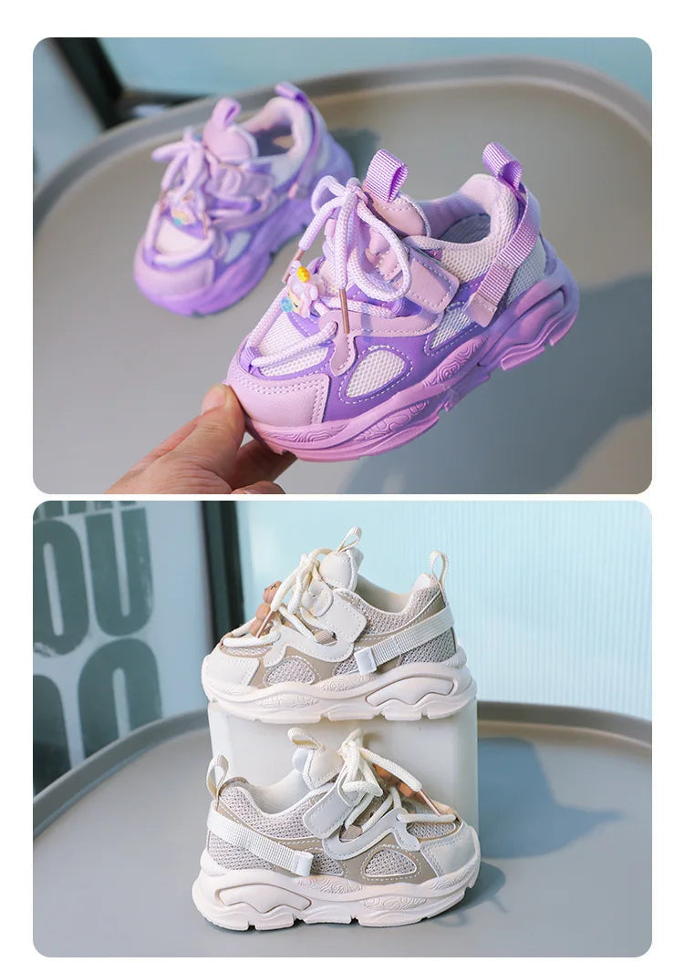 Child Sneaker Autumn New Girl's Sneakers Hollowed Out Single Mesh Boys' Casual Shoe Comfort Casual Shoes for Child Zapatos Niña