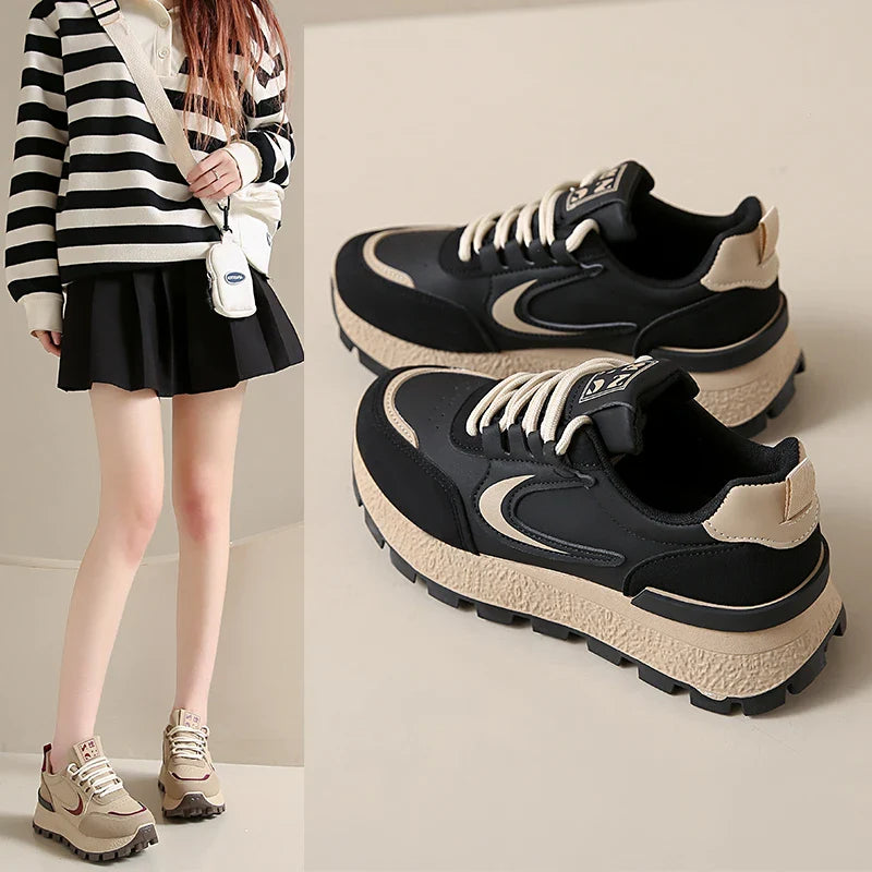 Women Sneakers  New Spring Autumn Brand Luxury Vulcanize Shoes Casual Footwear Zapatillas Mujer Light Flat Breathable Shoes