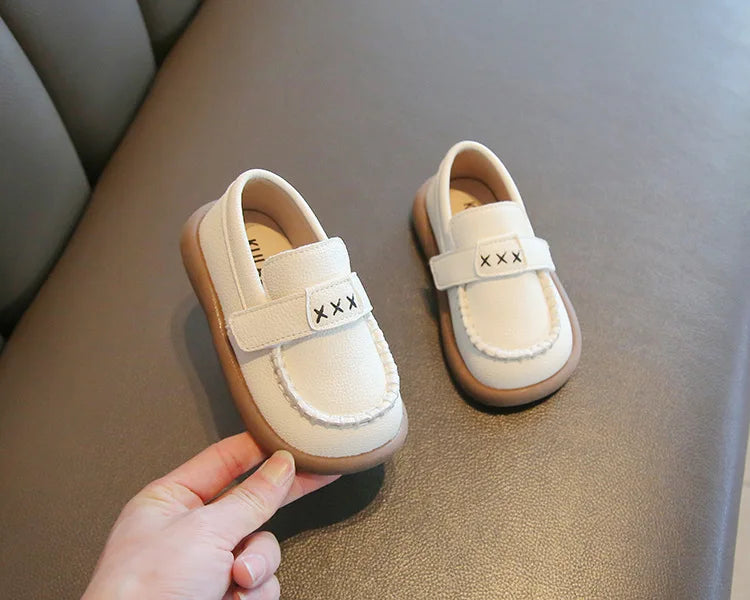 Little Boys Casual Loafers for  Fashion 2025 Spring Autumn Toddlers Kids Leather Shoes Slip-on Shoes Soft Flats New boys shoes