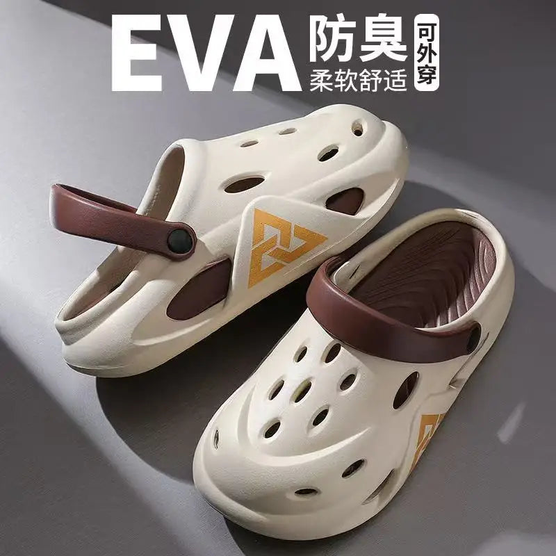 2026 New Sandals Men Beach Slippers Thick Sole Anti-Slip Sandals Water Shoes for Women Classic Mules Sneakers Sandal Outdoor