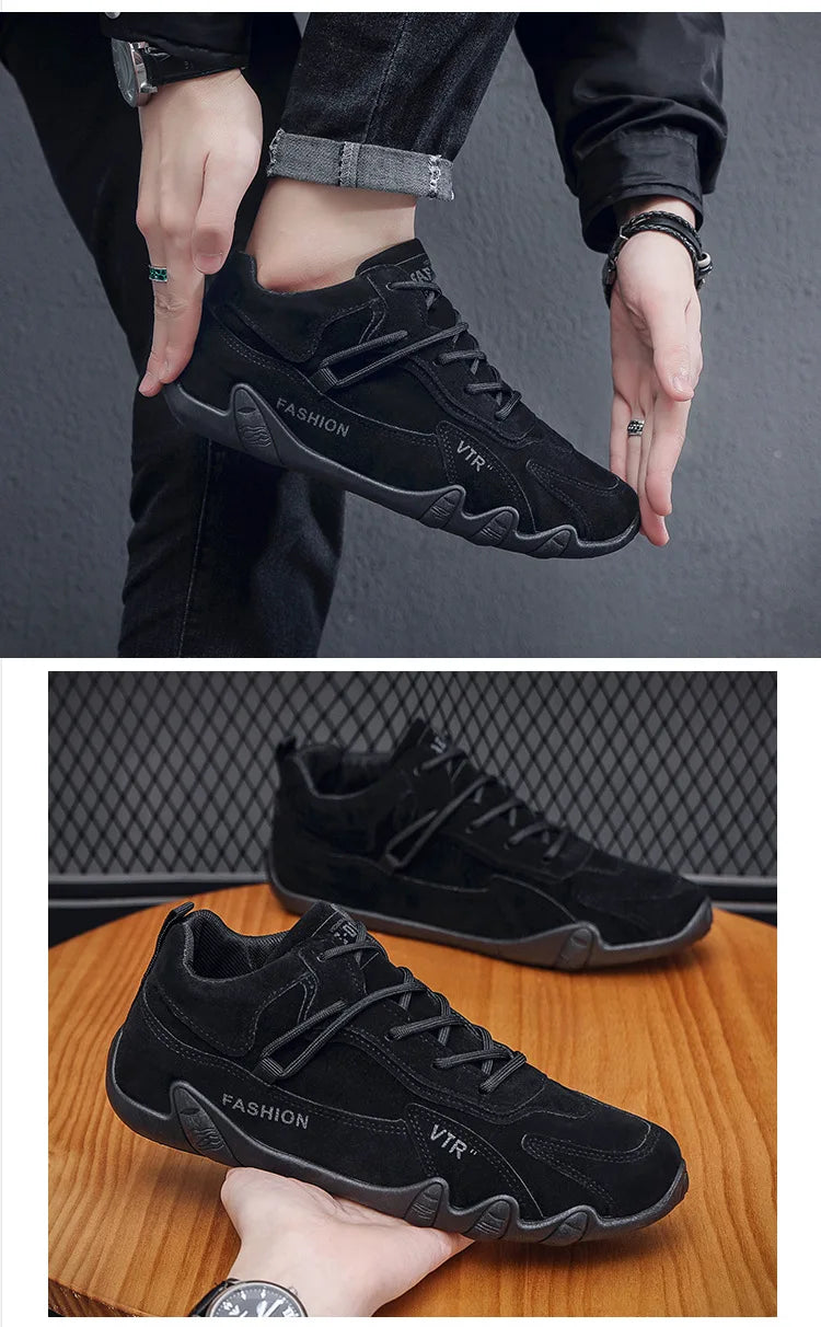 men shoes breathable non slip work shoes for male fashion sneakers outdoor walking flats skateboard sneakers (Available)