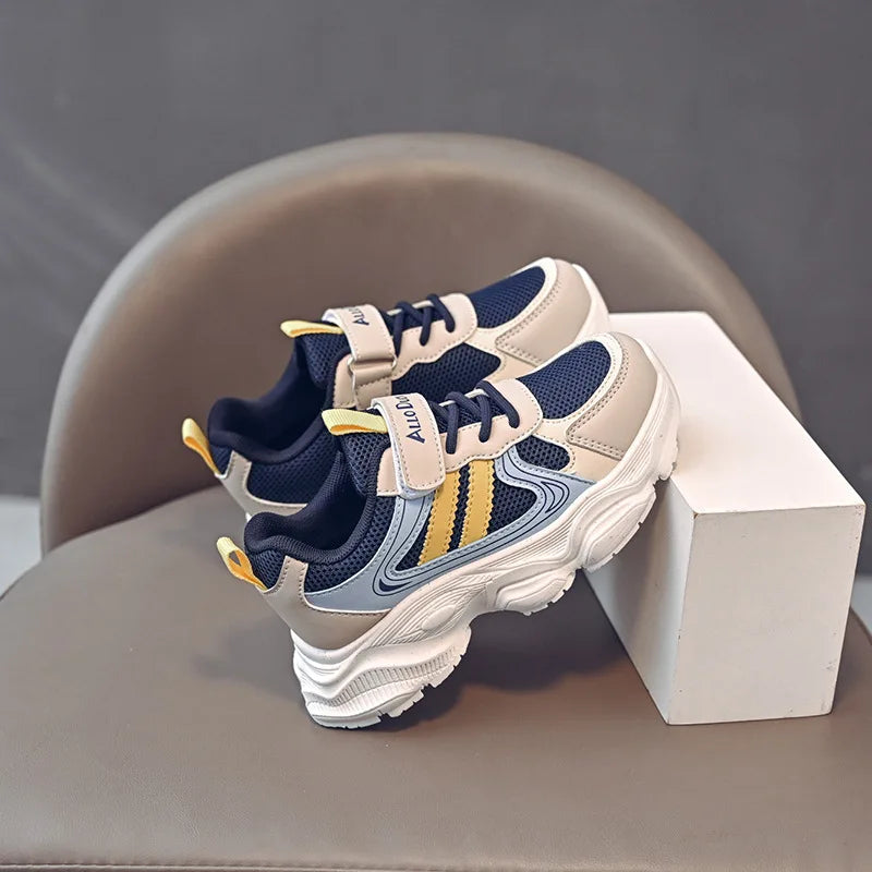 Spring Autumn New Boys Kids Sport Shoes Girl Baby Toddler Mesh Breathable Casual Running Shoes Soft Soled Children Sneakers