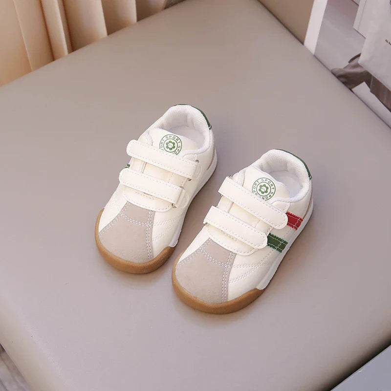Boys Baby Shoes Four Seasons Models Soft Boys Girls Argyle Shoes 0-6 Years Old Green Children's Single Shoes Small Kids Sneakers