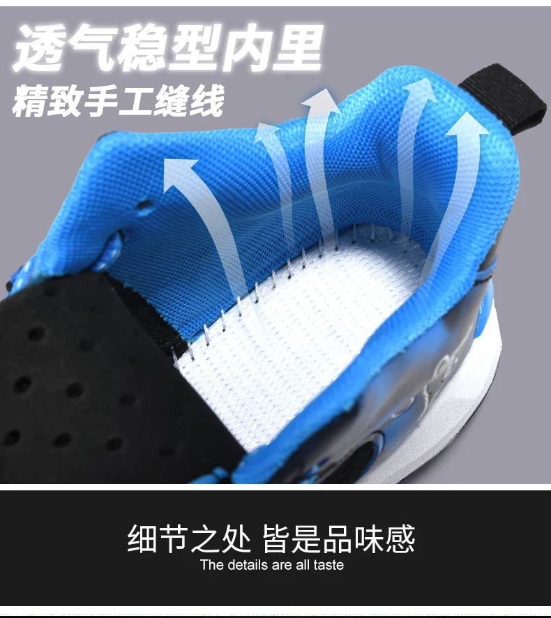 Boys Brand Mesh Basketball Shoes 8 Kids Sneakers Thick Sole Non-slip Children Sports Shoes Child Boy Basket Trainer Shoes Girls