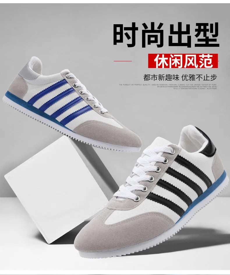 Men's Shoes Trend Casual Shoes for Men Breathable Flat Shoes Outdoor Fitness Free Sports Male Shoes Comfortable Vulcanized Shoes   (Available)