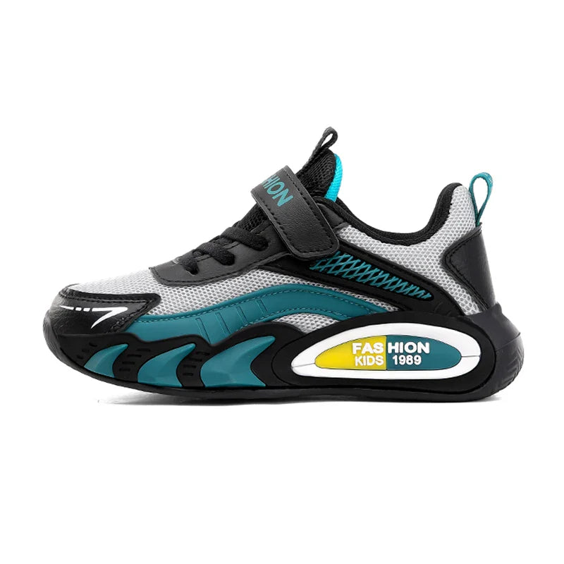 Children's Sneakers for Boys Breathable Mesh Running Sports Shoes Lightweight Students Kids Casual Walking Shoes Non-Slip