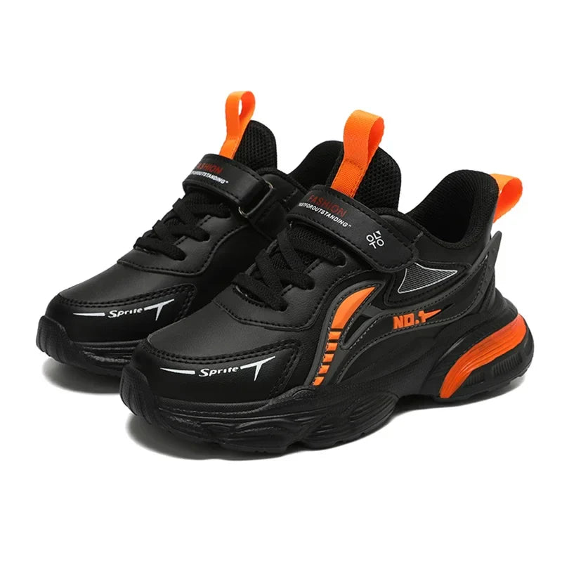 Boys' Kids Fashion Sneakers Lightweight Sports Running Shoes for Children Non-Slip Comfortable Outdoor Athletic Tennis Shoes