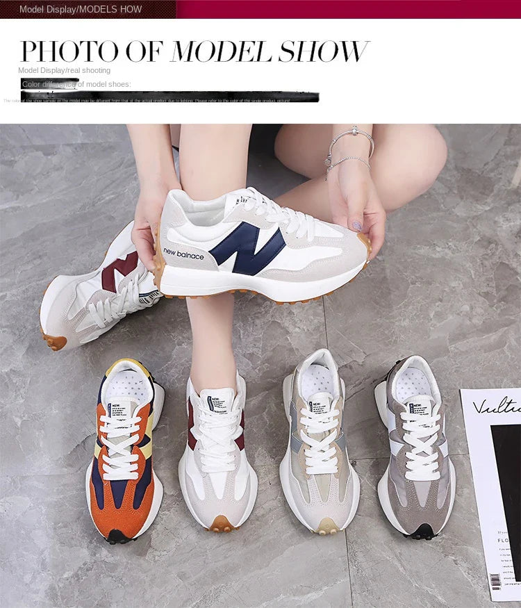 New Women's Causal Sneakers Summer Shoes Woman Fashion Breathable Lace Up Sports Shoes for Women Platform Walking Designer Shoes