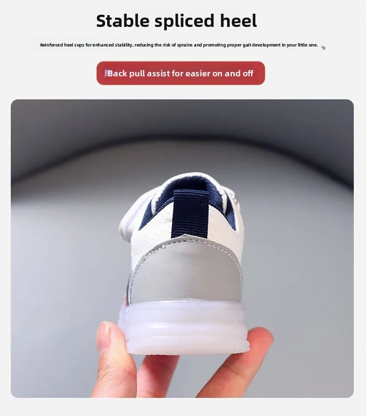 Boys Sneakers Sensor Lights Luminous Board Shoes Lightweight Skateboard Sneaker Kids Toddler Shoe Girls Walking Sport Footwear