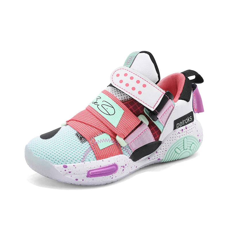 2026 New Children's Basketball Shoes For Boys Girls Non-slip Kids Sport Shoes Lightweight Outdoor Sneakers Trainers Footwear
