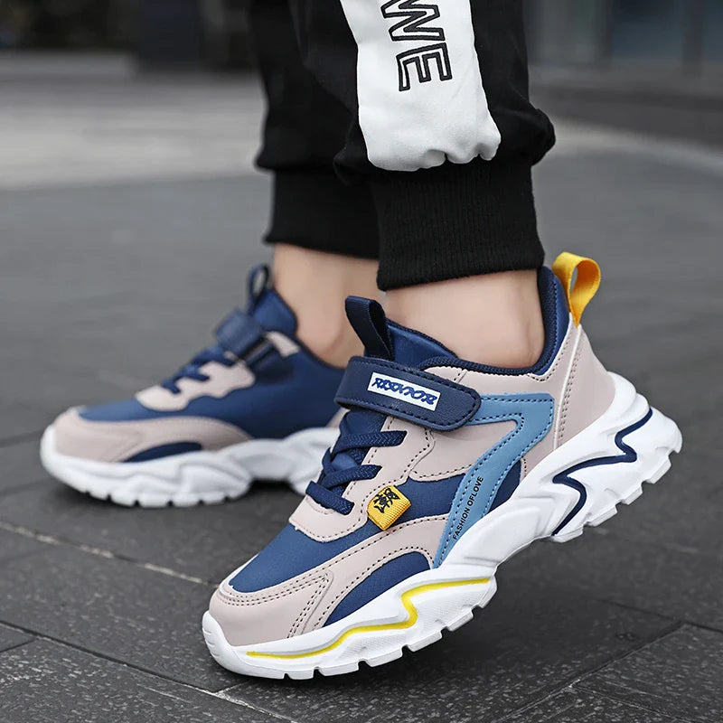 Girl's Fashion Sneakers Lovely Girls Sneaker Outdoor Breathable Mesh Flat Sport Shoes Kids Casual School Walking Shoe Antislip