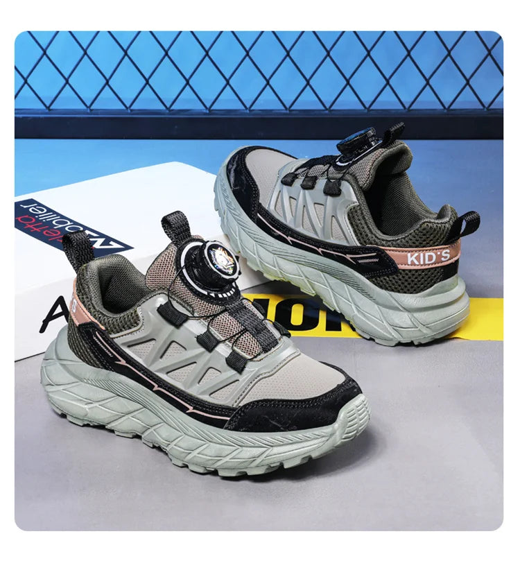 Fashion Knob Sports Shoes For Boys Comfortable Platform Children Casual Shoes Kids Designer Sneakers Breathable Child Sneakers