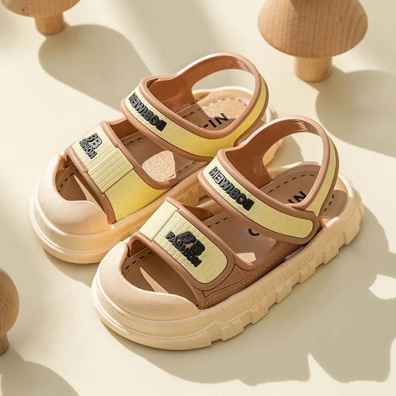 New Children's Sandals for Summer Girls and Boys in the Bathroom, Soft Bottom Cartoon Baby sandals for Home Use3483