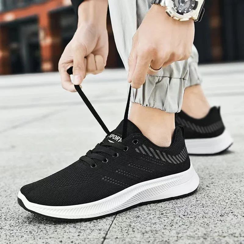2025 New Men's Shoes, Casual Slippers, Fashionable Sports Shoes, Breathable Running Shoes, Outdoor Walking Training Tennis Shoes (Available)