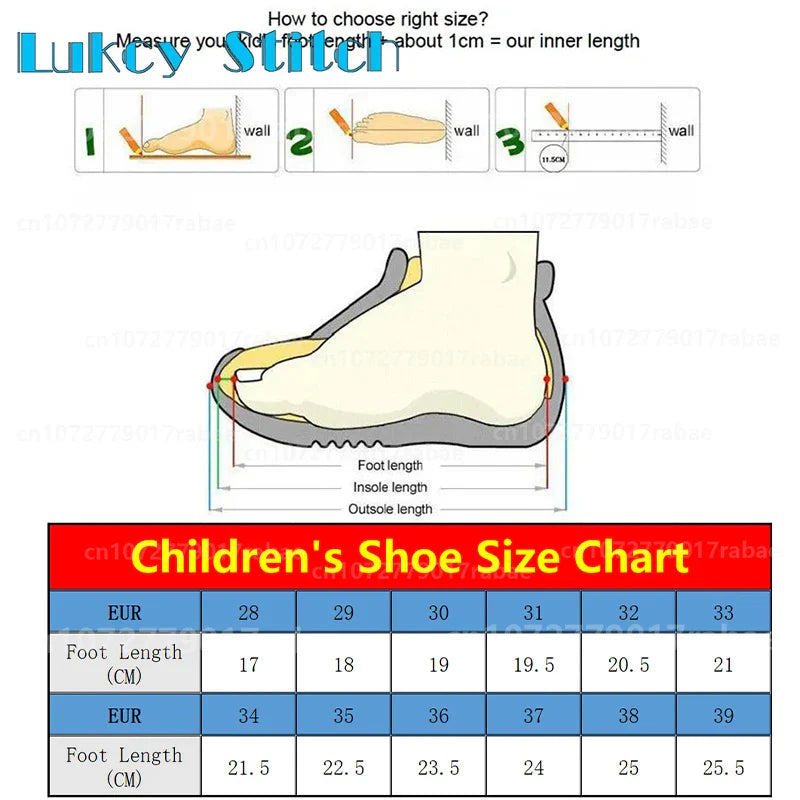 Stitch Shoes sneakers for children Student Casual basketball Kid Sneakers girls boys Running Sports Shoes Gift
