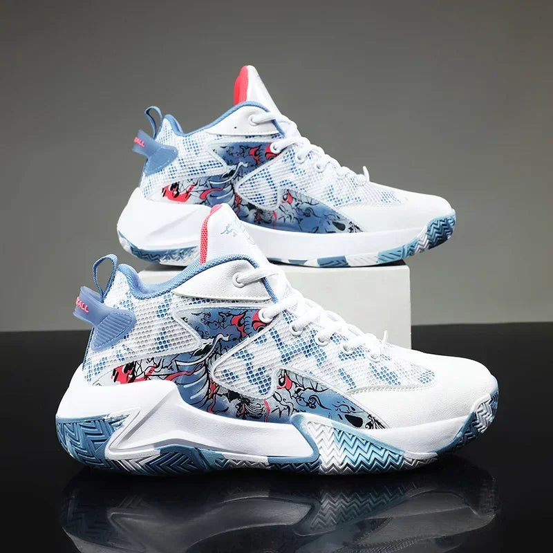 Men Basketball Shoes Light Sports Shoes Non-slip Trainer Women Unisex Breathable Athletic Outdoor Unisex High Quality Sneakers