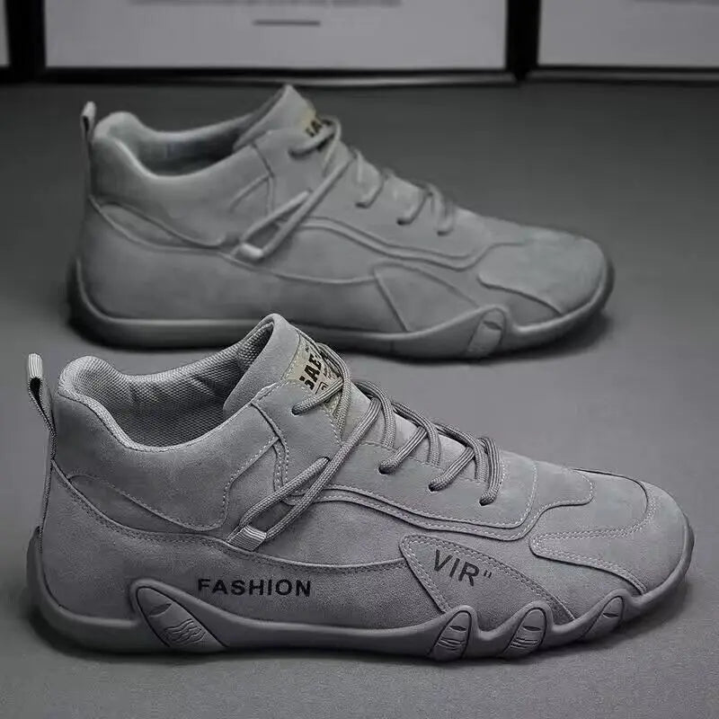 men shoes breathable non slip work shoes for male fashion sneakers outdoor walking flats skateboard sneakers (Available)