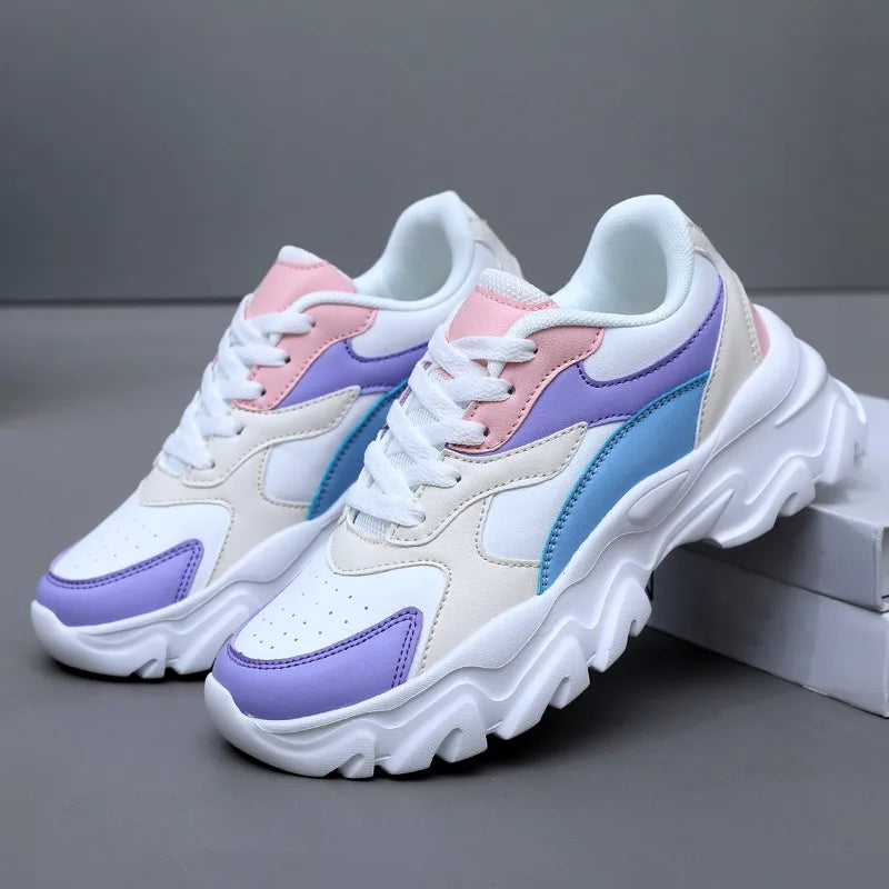Women's Sneakers Flats Casual Shoes Woman Comfortable Anti Slip Female Sneakers Vulcanize Platform Outdoor Sports Shoe for Women