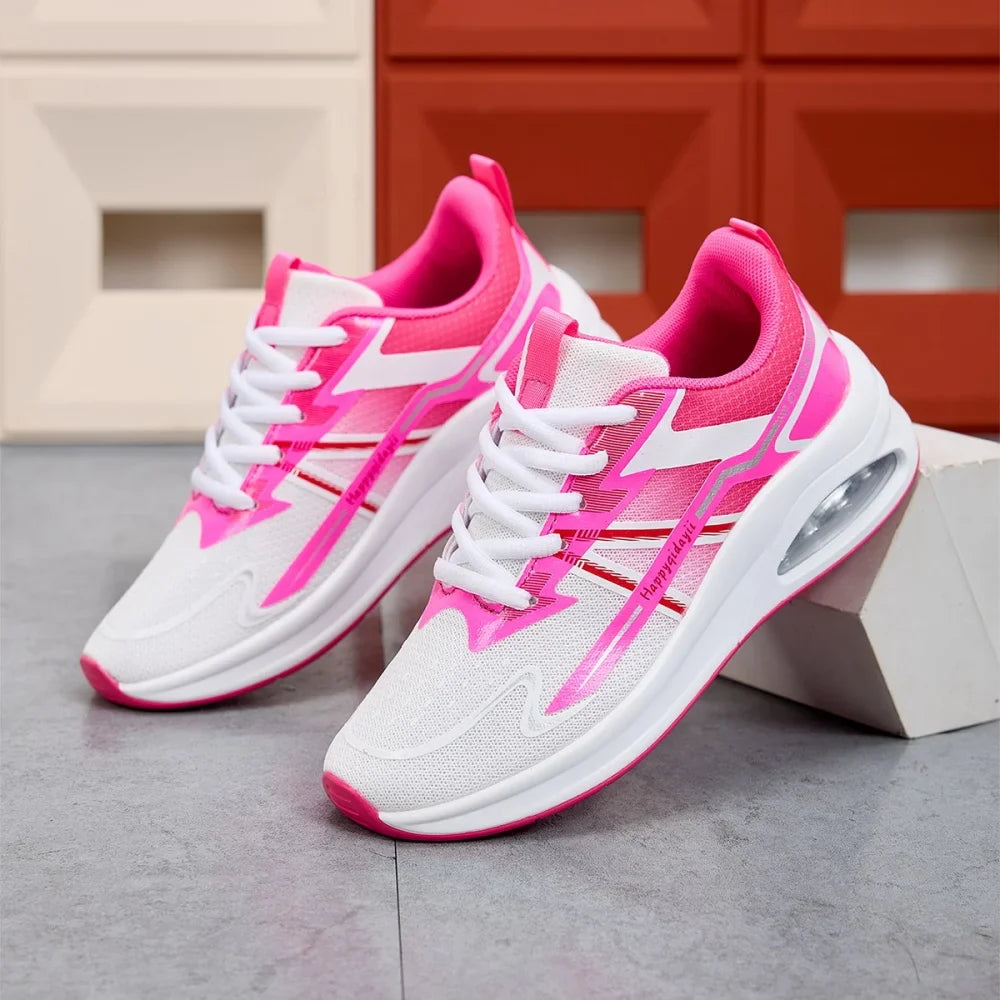 Women's Running Shoes Comfortable Breathable Sports Sneakers Wear-resistant Anti-slip Shoes Shock-absorbing Training Sneakers