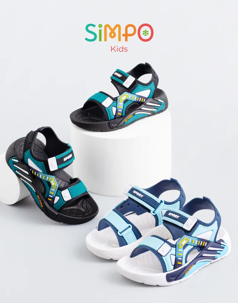 Summer Kids' Sandals Unisex Soft Bottom Casual Beach Shoes for Primary School Students Boys & Girls