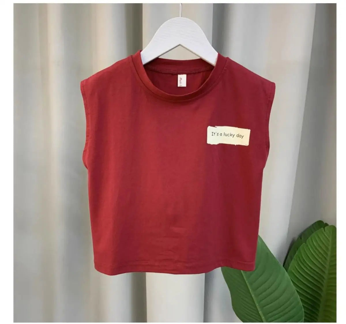 2025 New Boys Baby Girl Summer Vest Set Summer Sleeveless Fashion Boys' and Children's Handsome Two Piece Set