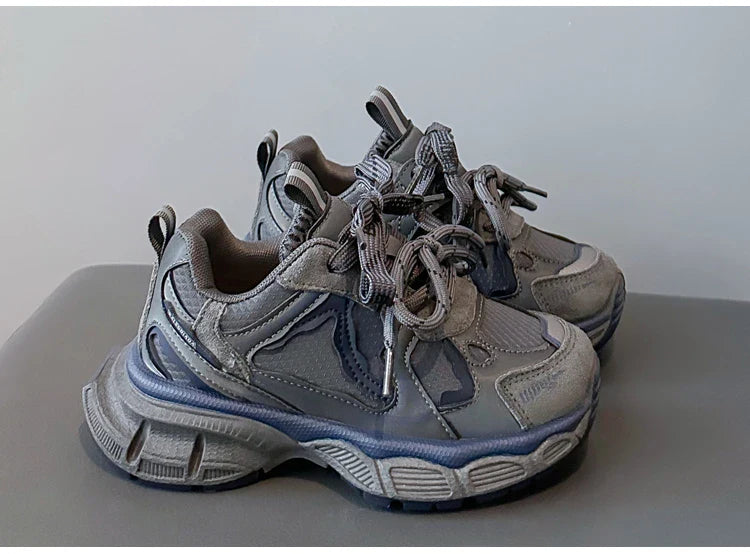 Unisex Kids Active Shoes 2025 New Autumn Winter Toddler Platform Sneakers Soft Sole All-day Comfort School Outdoor Sport Shoes