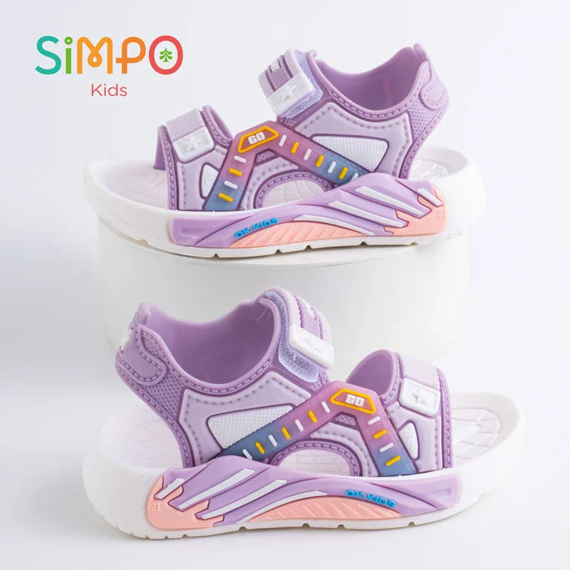 Summer Kids' Sandals Unisex Soft Bottom Casual Beach Shoes for Primary School Students Boys & Girls