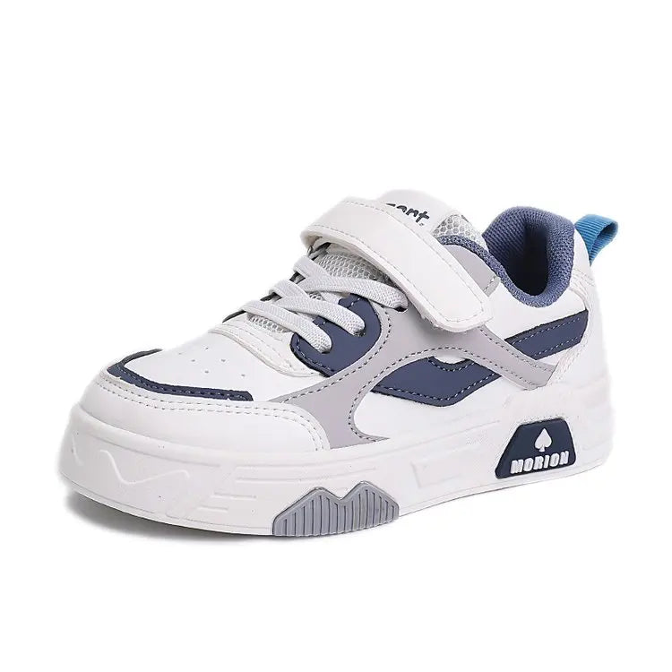 Tenis Sneakers Kids Spring/Autumn New Boys Girls Sports Shoes Casual Board Shoes Leather Soft Soled Children Small White Shoes