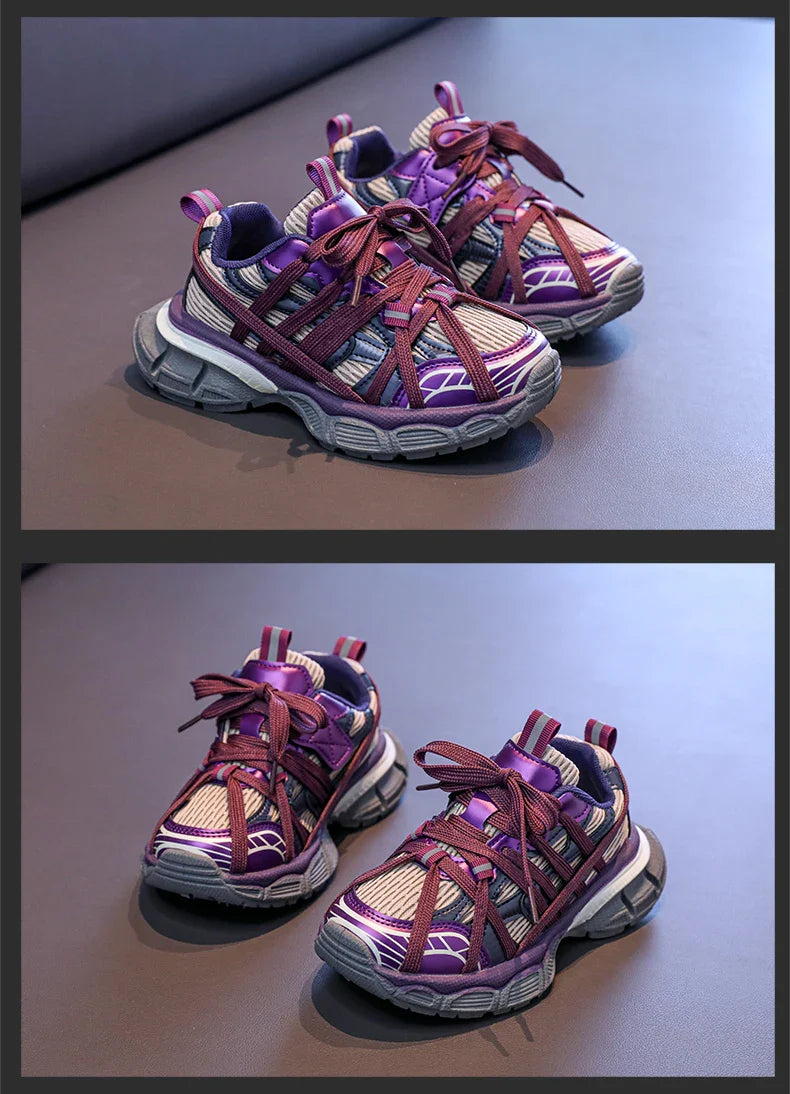 2025 New Winter Kids Shoes Boys Non Slip Sneakers Fashion Outdoor Snow Boots Warm Sports Shoes Child Hot Selling Casual Shoes