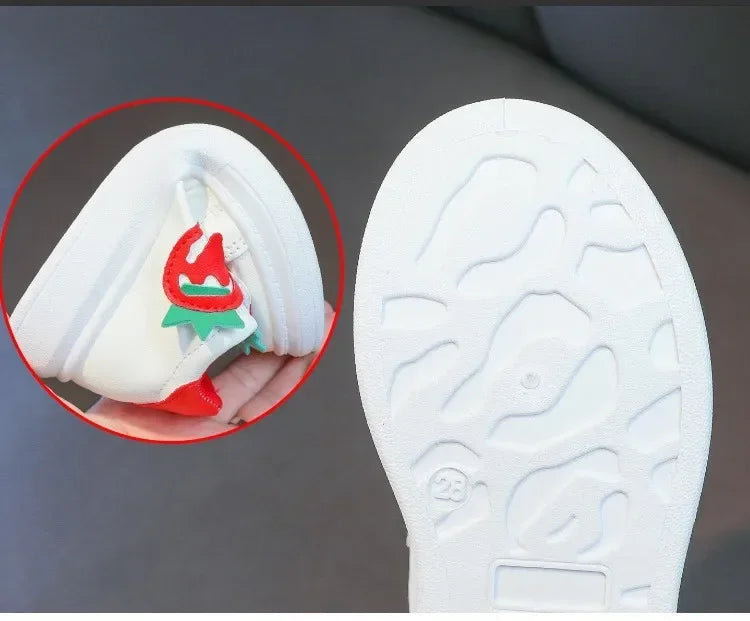 girl shoes 2025 spring autumn sports shoes children's soft-soled sneakers student skate shoes casual shoes