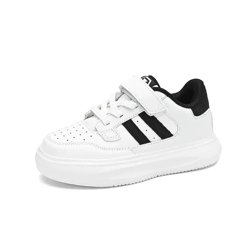 Children's Sneakers Kids Fashion Design Black White Non-slip Casual Shoes for Boys Girls Breathable Sneakers Toddler Outdoor