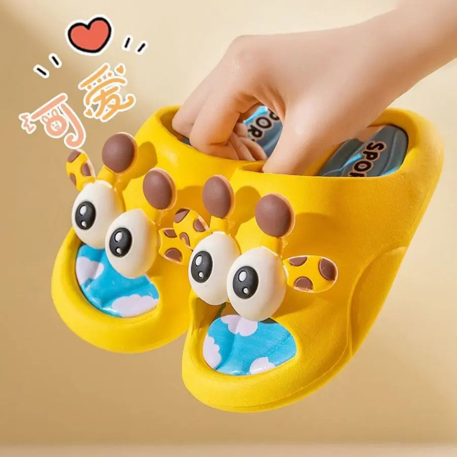 Summer Children's Sandals and Slippers for Boys and Girls Baby Non-Slip Soft Bottom Indoor Bath Parent-Child Children Sandals