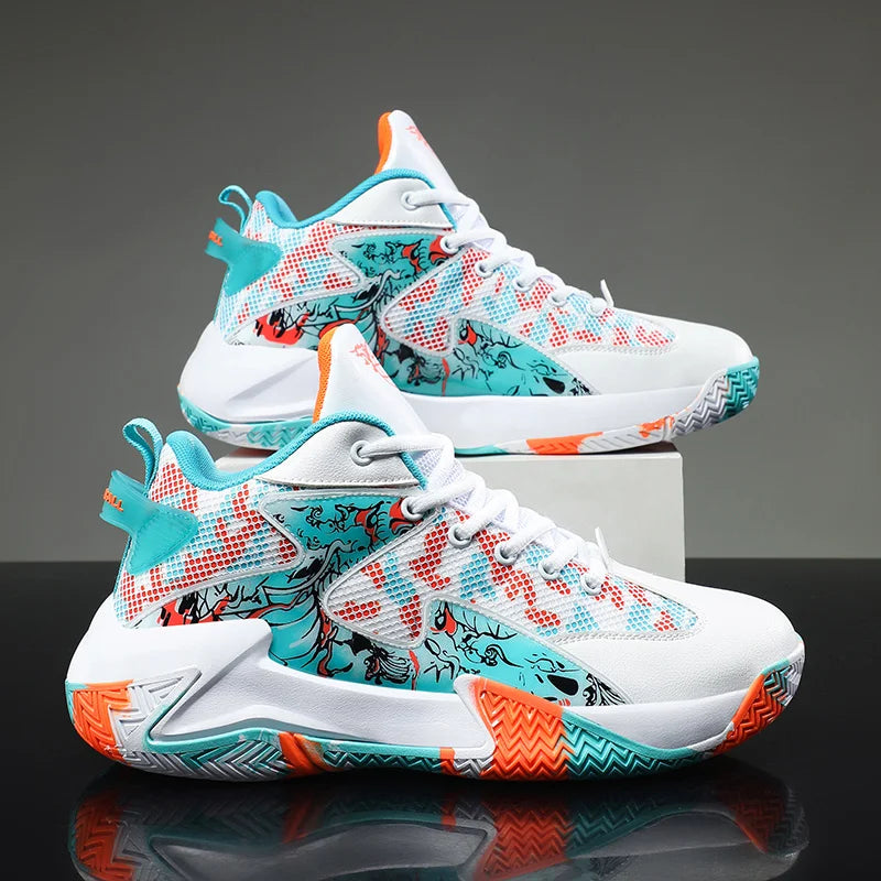 Men Basketball Shoes Unisex Breathable Athletic Light Sports Shoes Trainer Women Outdoor Unisex High Quality Sneakers