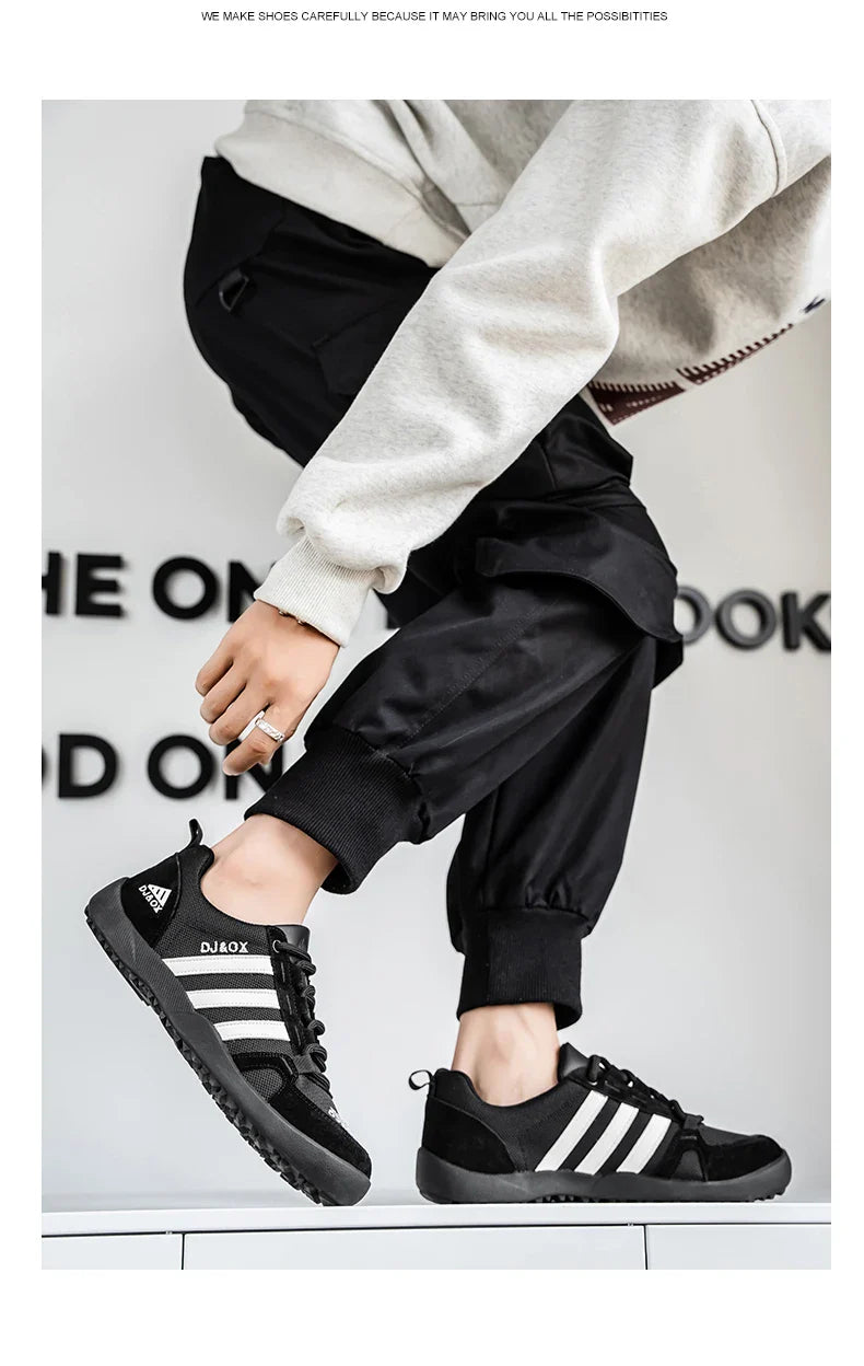 Men's Shoes Fashion Versatile Breathable Board Shoes Thick soled Trendy Casual Shoes (Available)