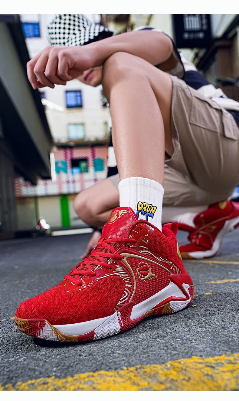 New Men's Basketball Shoes Cushion Anti Slip Sports Shoes Fitness Training Shoes Male Basketball Boots Tenis Sneakers Size 39-48