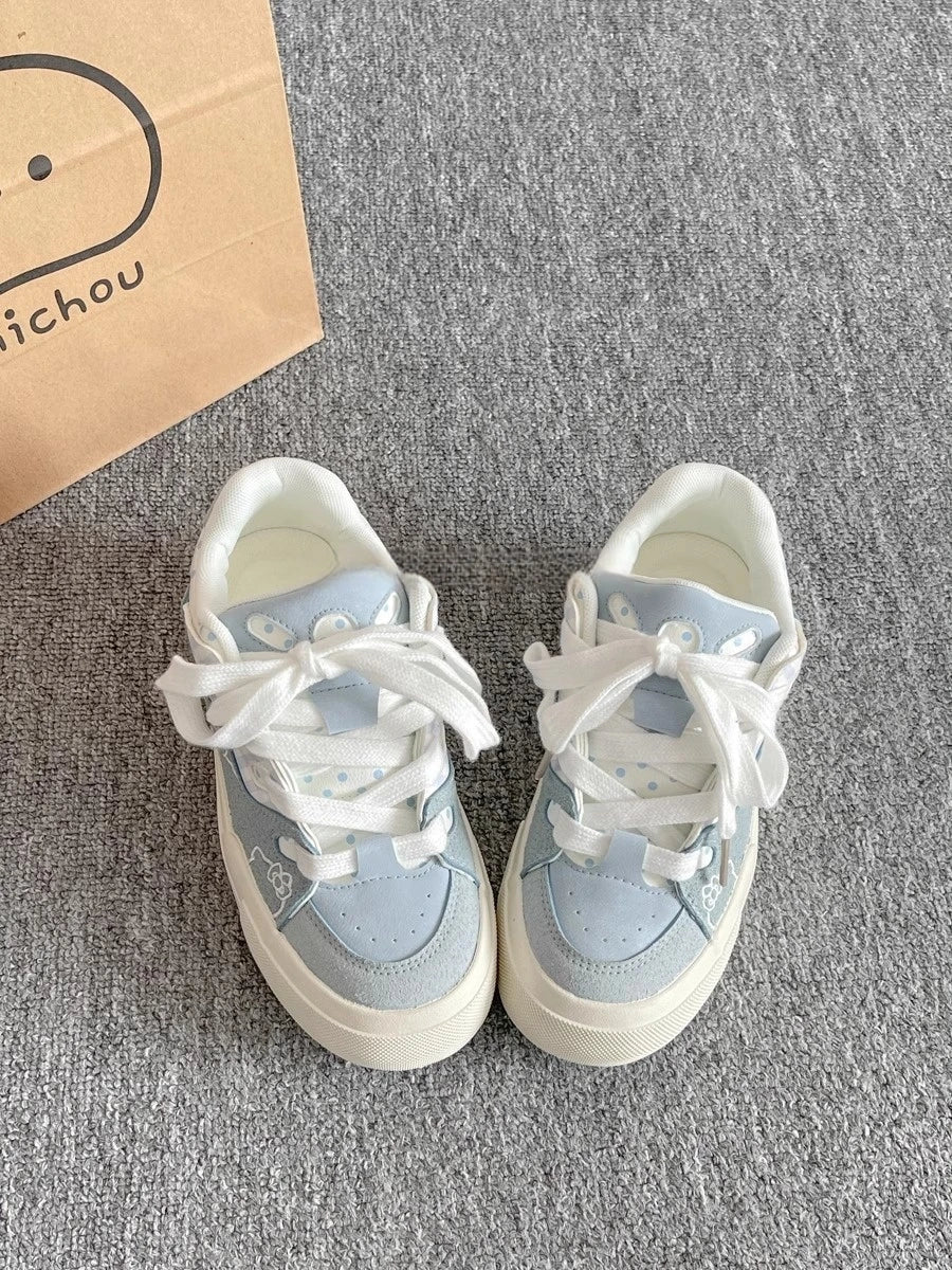 2025 New Women's Casual Flat-soled Sports Shoes Cute Patterns Trainers Ladies Sneakers Breathable Star Women Sneakers