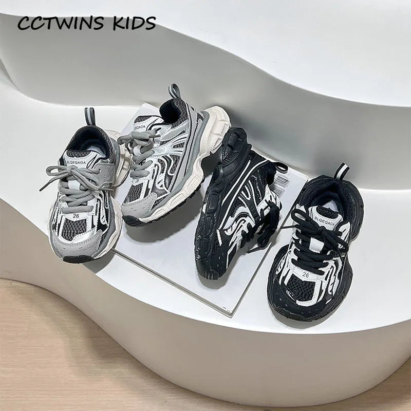 Boys Sneakers Spring Summer Toddler Kids Fashion Brand Sports Running Trainers Children Girls Breathable Shoe Non Slip Soft Sole