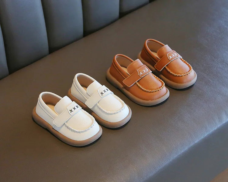 Little Boys Casual Loafers for  Fashion 2025 Spring Autumn Toddlers Kids Leather Shoes Slip-on Shoes Soft Flats New boys shoes