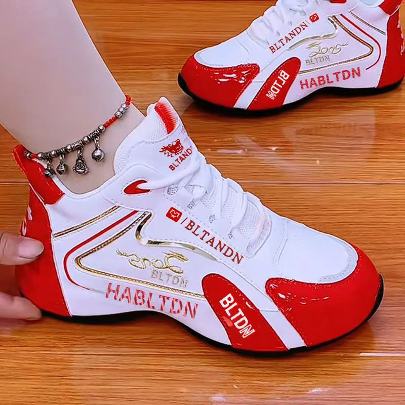 Sneakers Women Autumn Breathable Ladies Lightweight Lace Up Vulcanized Shoes for Women Walking Designer Shoes Zapatos De Mujer