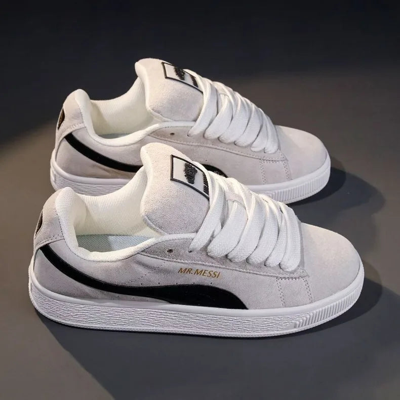 2025 New Women's Sneakers Fashion Versatile Breathable Casual Vulcanized Shoes Spring/Autumn Anti Slip Thick Soled Board Shoes