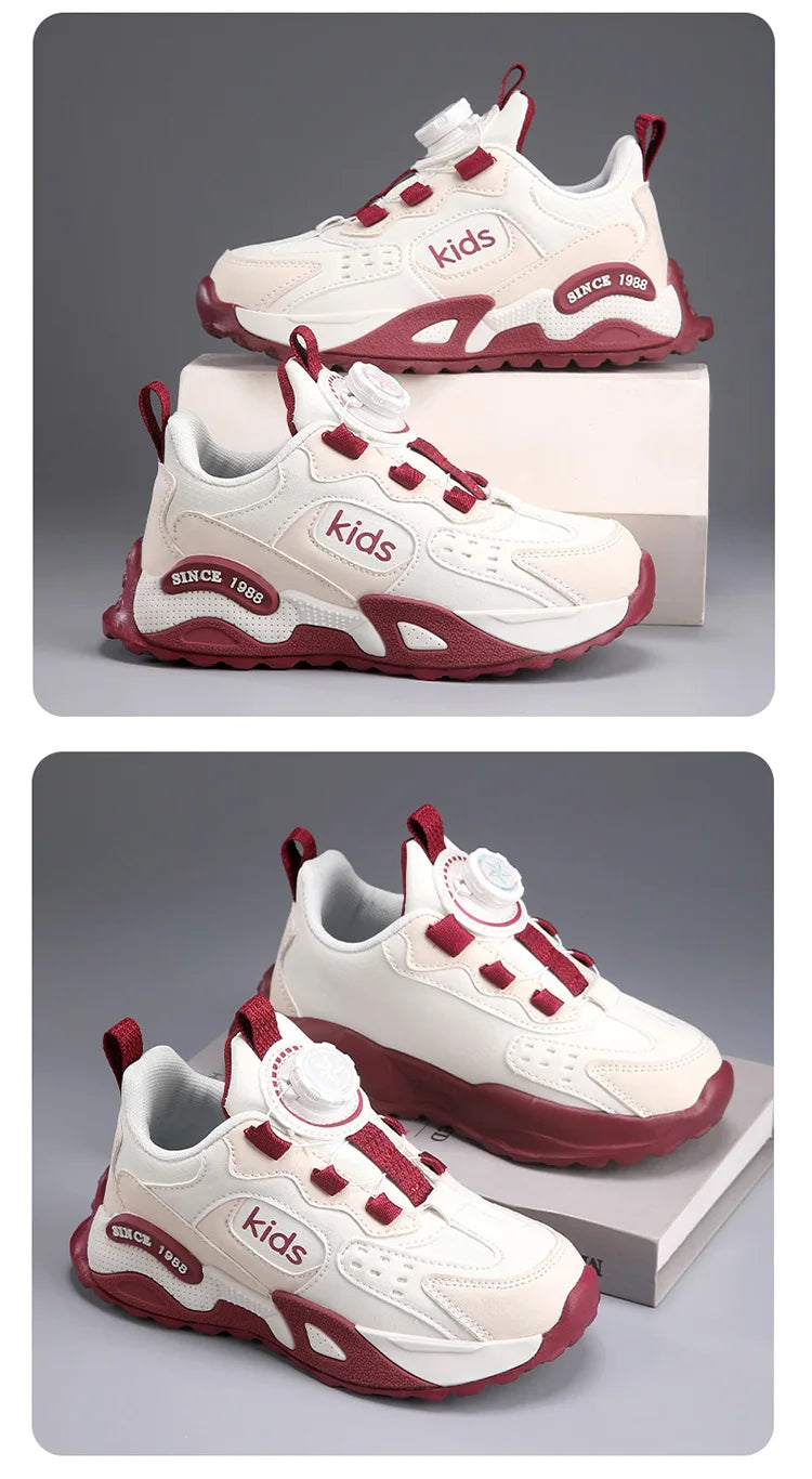 Brand Children's High-quality Casual Sports Shoes Girls Non-slip Running Shoes Comfortable School Kids Breathable Sneakers