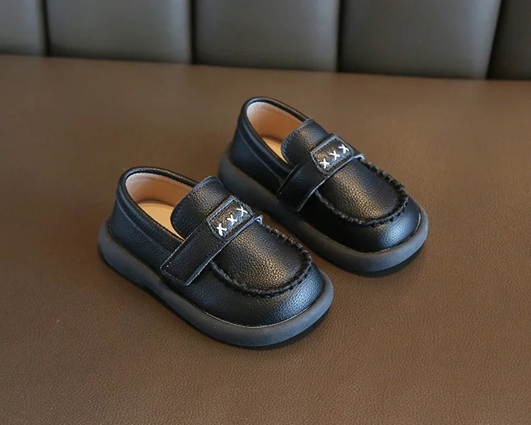Little Boys Casual Loafers for  Fashion 2025 Spring Autumn Toddlers Kids Leather Shoes Slip-on Shoes Soft Flats New boys shoes