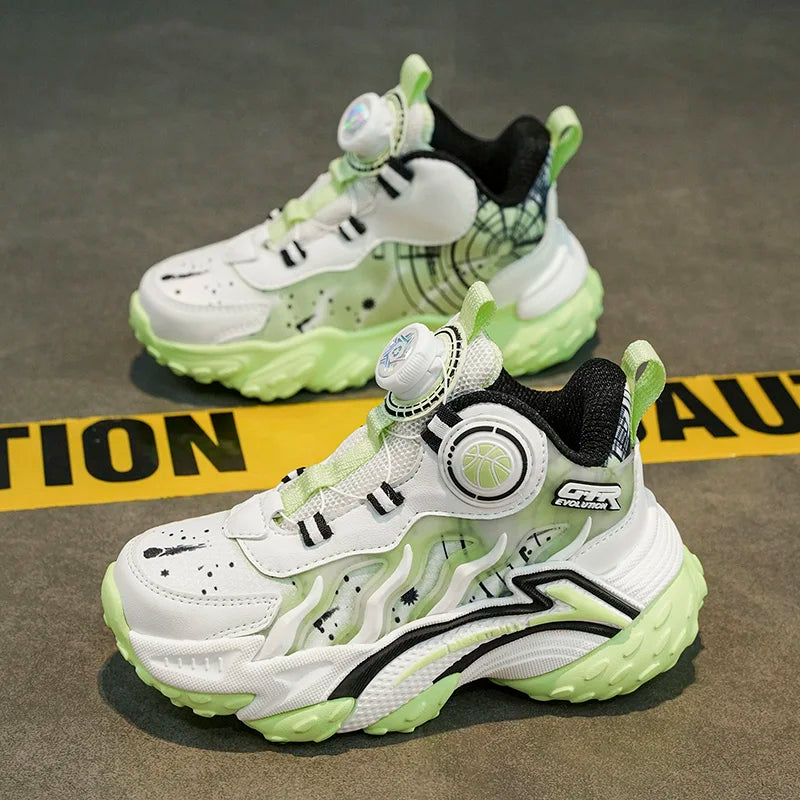 Childrens Sneakers Fashion New Lightweight Non-Slip Training Boys Basketball Shoes School Running Sports Tennis Shoes for Kids